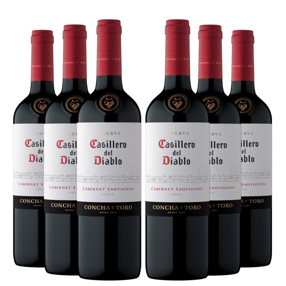 Kit 6 Vinhos Casillero del Diablo Cabernet Sauvignon