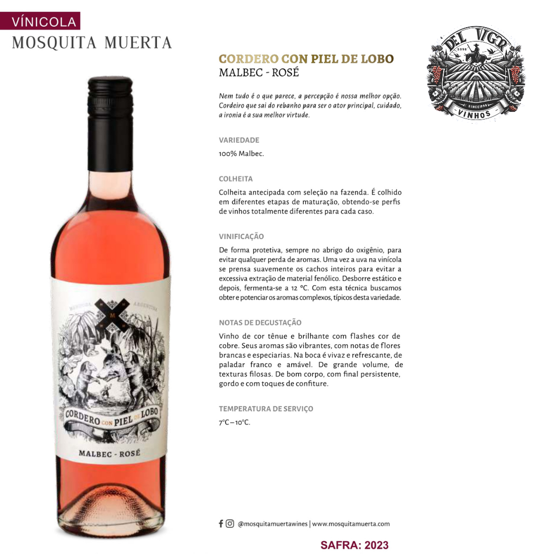 CORDERO CON PIEL DE LOBO MALBEC - ROSÉ