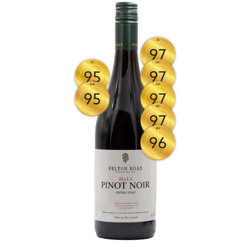 Premiados 2023 - Felton Road Block 3 Pinot Noir 2021: