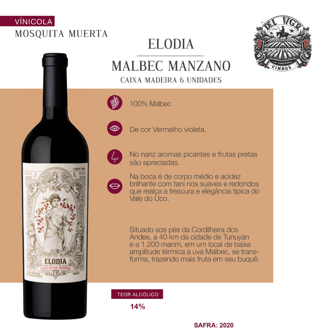 ELODIA MALBEC MANZANO