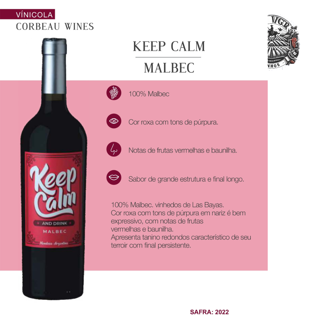 KEEP CALM MALBEC