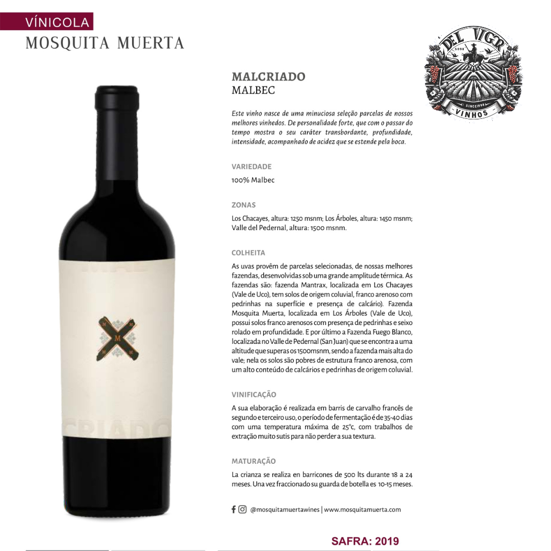 MOSQUITA MUERTA MALCRIADO MALBEC