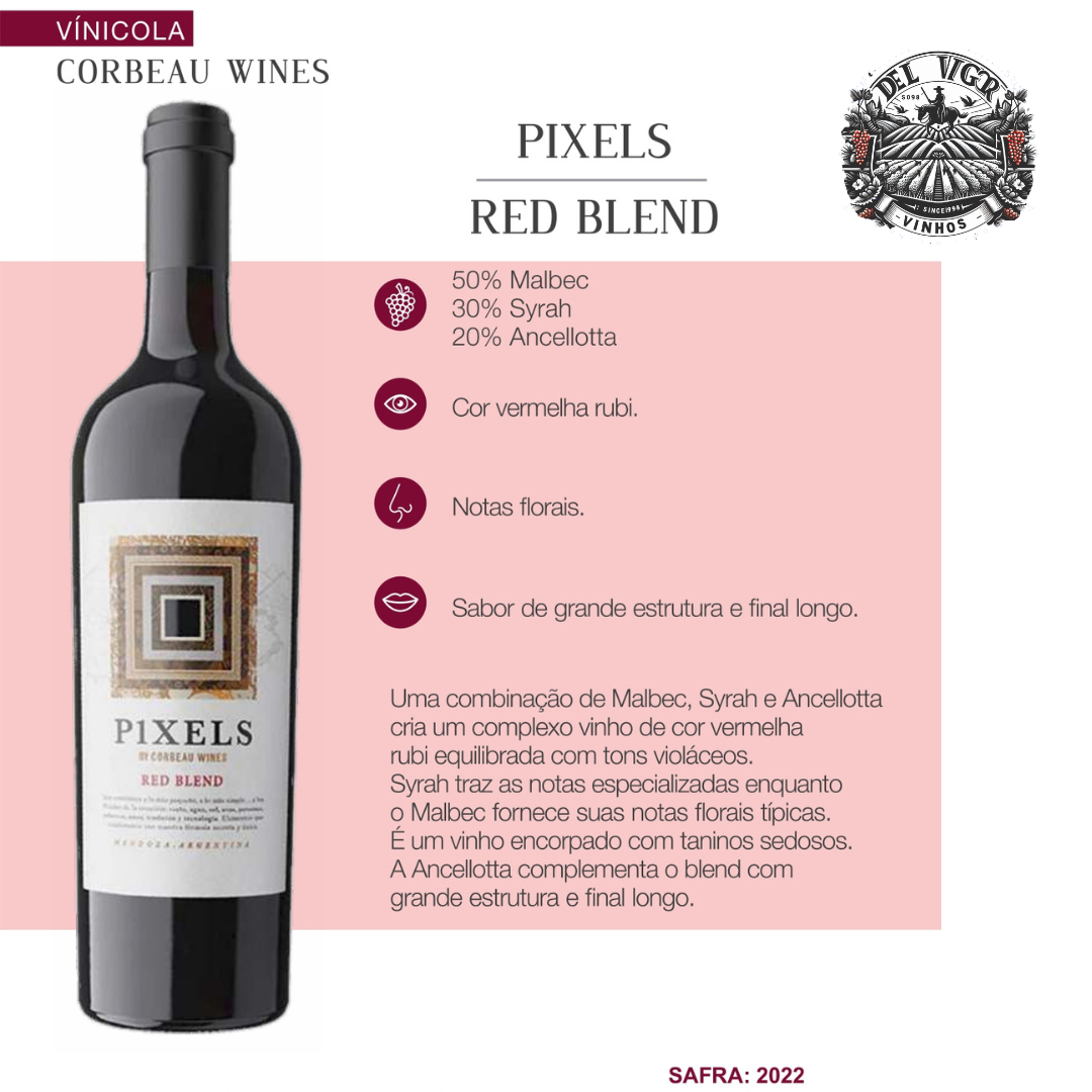 PIXELS RED BLEND