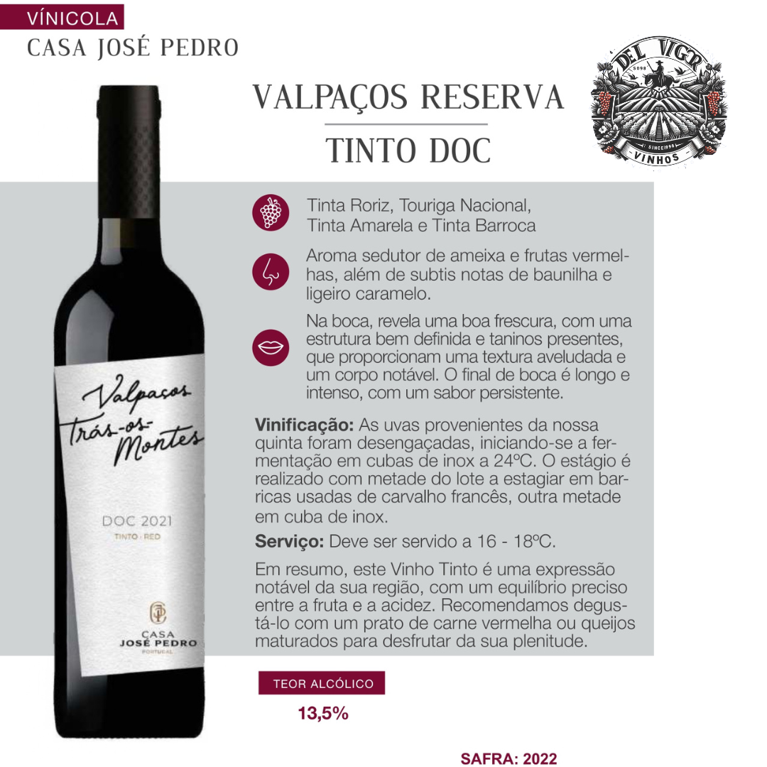 VALPAÇOS RESERVA TINTO DOC