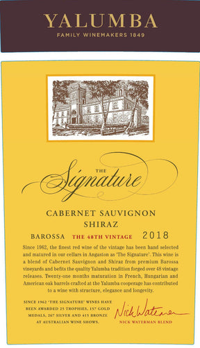 Premiados 2023 - Yalumba The Signature Cabernet Shiraz 2018